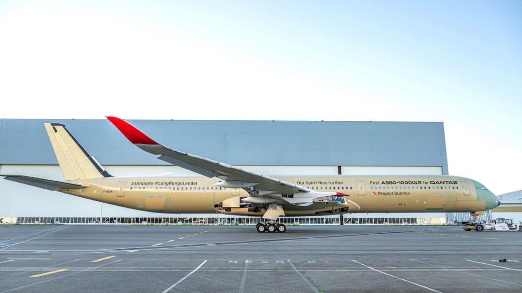 Qantas Airbus A350-1000s On Track For 2027 Project Sunrise Launch