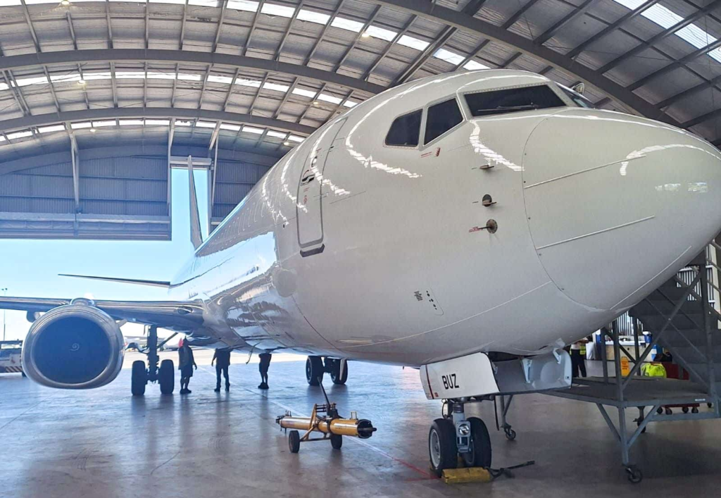 Airwork introduces first 737-800SF to New Zealand