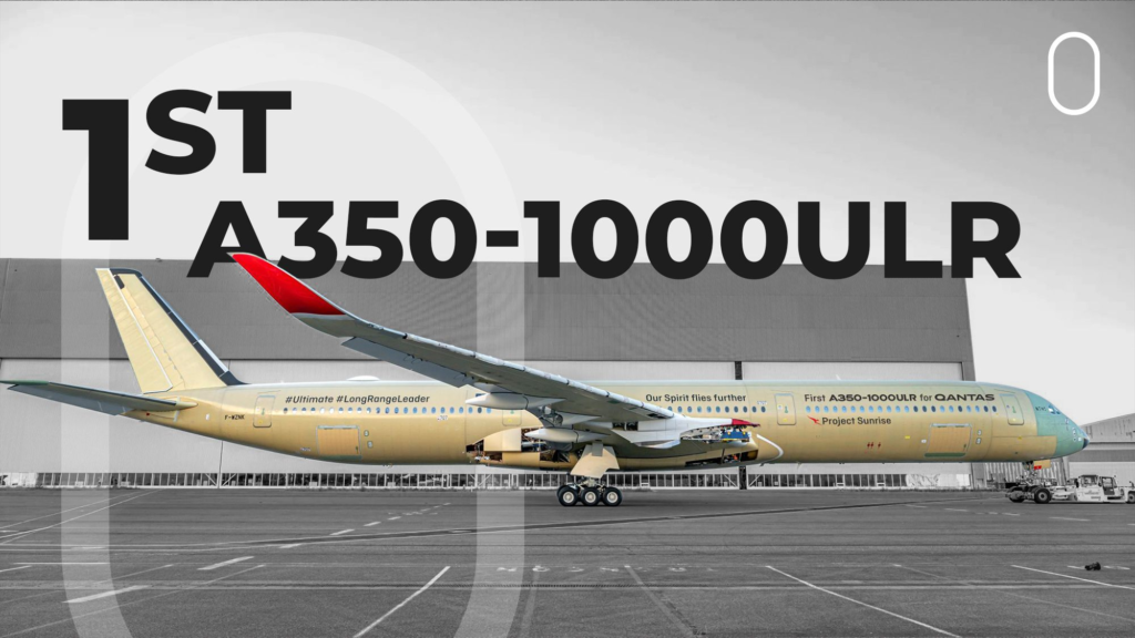 Qantas' Very First Airbus A350-1000 Nears Completion
