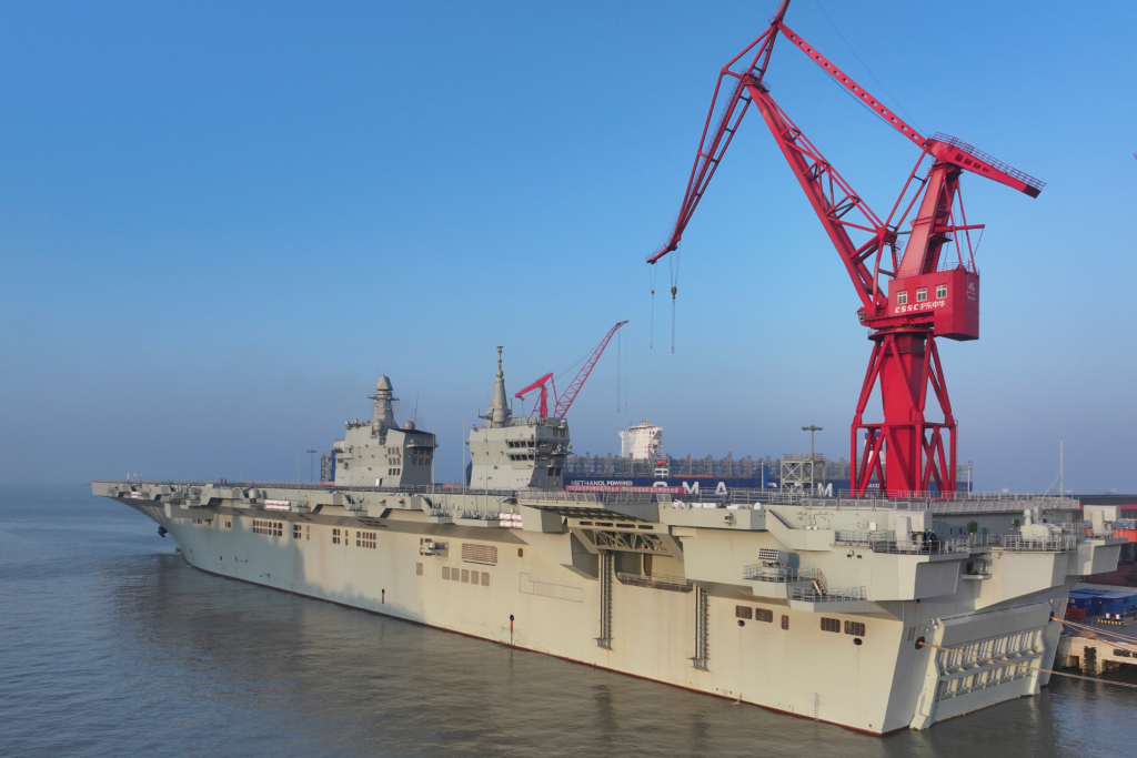 China starts sea trials of amphibious assault ship