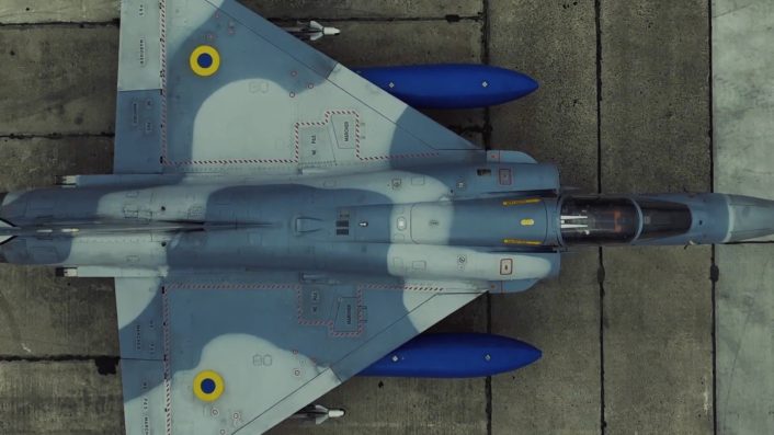 Ukrainian Mirage 2000 Sports Kill Markings of Russian Cruise Missiles